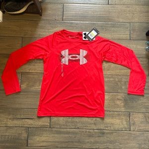 Under Armour Youth Boys Long Sleeve Shirt Size Youth M